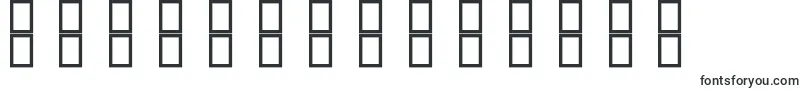 フォントBritishOutlineMajuscules – アラビア文字